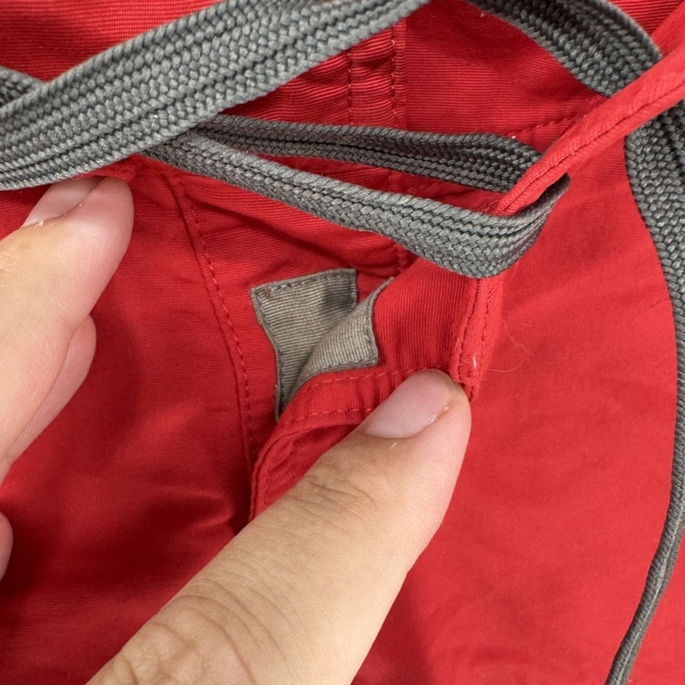Patagonia Water Girl Shorts Womens 10 Crimson Red Drawstring Board Short Solid - Picture 4 of 9